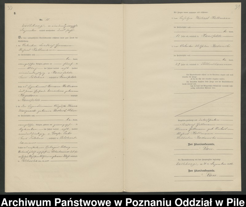 Obraz 18 z jednostki "Księga małżeństw"