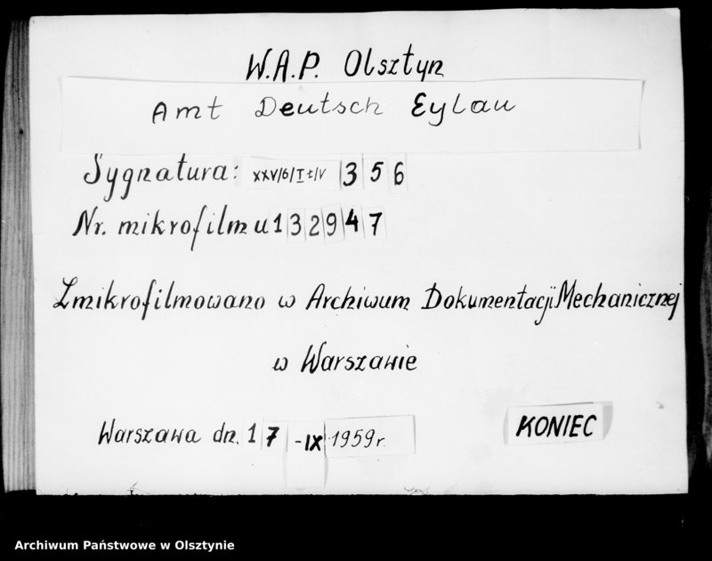 image.from.unit.number "Wie die Gütter im Ambt Deutsch Eylau secundum numerum in den Kopf- und Hornschossen geführt werden 33 Güter"