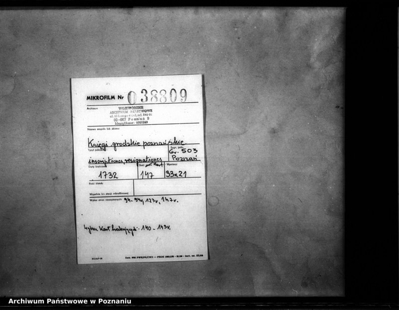 Obraz 2 z jednostki "Inscriptiones, resignationes [protocollon]"