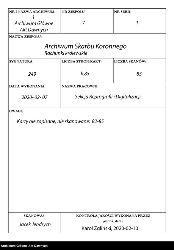 image.from.unit.number "Poczeth Urzednikow Dworzan y innych slug dworu KJM zmarlego którym wedlug decisiey Marschalka ad rationem sluzby zaplata bycz ma dnia 10 Junii Roku 1574 w Krakowie."