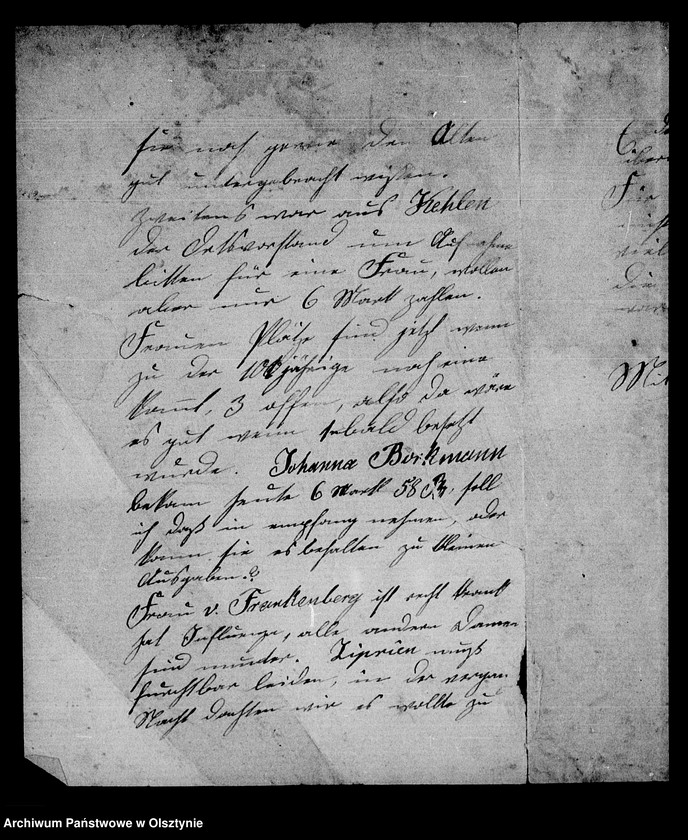 image.from.unit.number "/5 Berichte der Siechenhausschwester A. Lemke u. 50 Berichte der Diakonisse Amalie Gunwald aus dem Angerburger Siechenhaus/"