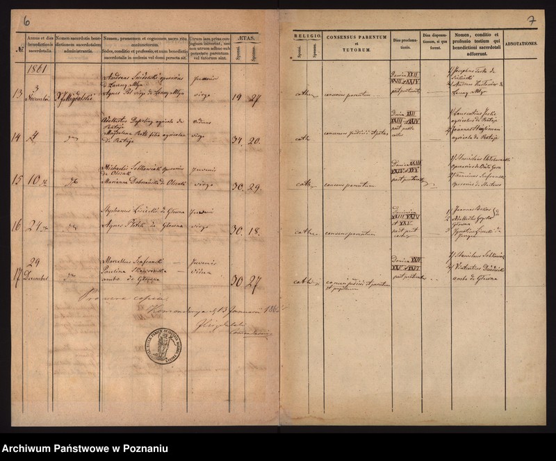 Obraz 5 z jednostki "Księga małżeństw"