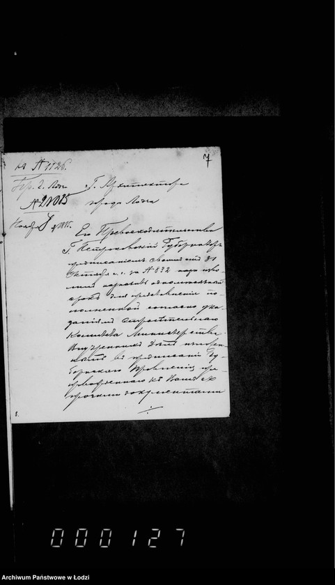 Obraz 11 z jednostki "O postrojke ogrady okolo pravoslavnago kladbišča v gorode Lodzi"