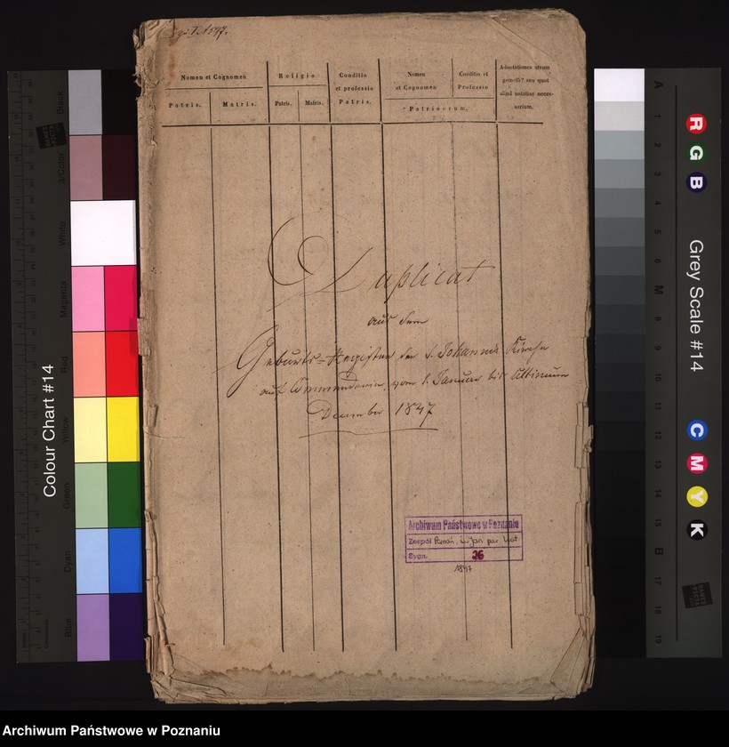 Obraz 2 z jednostki "Księga urodzeń, małżeństw i zgonów"