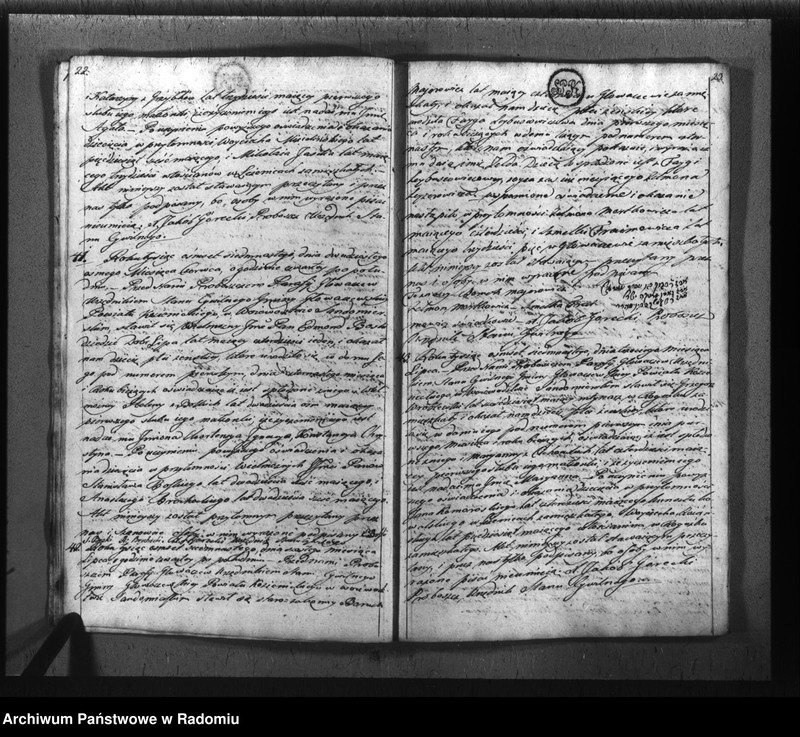 image.from.unit.number "Księga urzędnika stanu cywilnego gminy Głowaczowskiey z roku 1817"