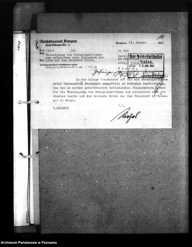 Obraz 15 z jednostki "Przejmowanie gruntów na rzecz Trzeciej Rzeszy"