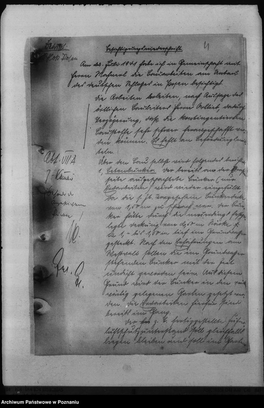 Obraz 8 z jednostki "Sprawozdania ze stanu robót przy przebudowie zamku w Poznaniu"