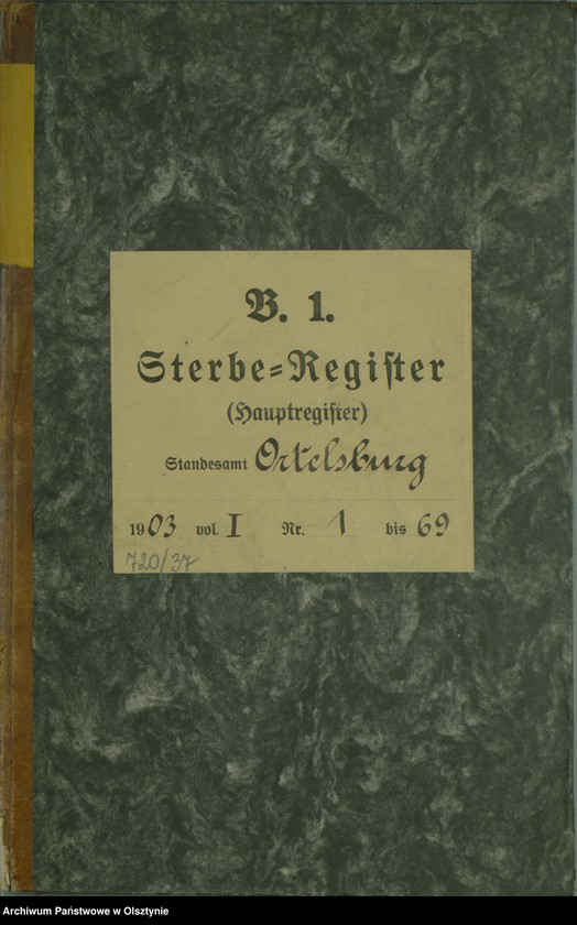 image.from.unit.number "Sterbe-Haupt-Register Nr 1 - 69"