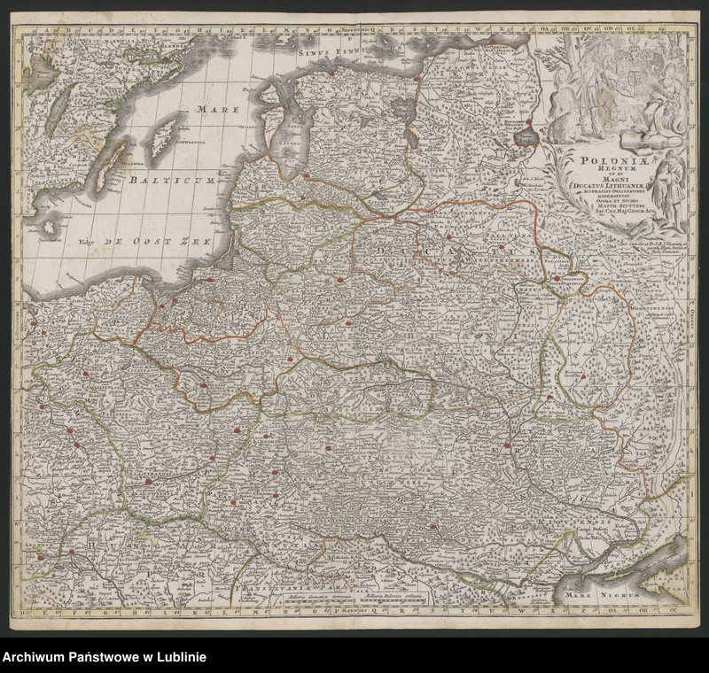 Obraz z jednostki "[Mapa Polski i Litwy]"
