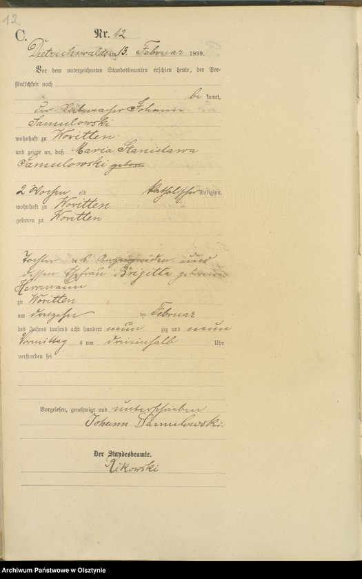 image.from.unit.number "Sterbe-Haupt-Register Nr 1 - 61"