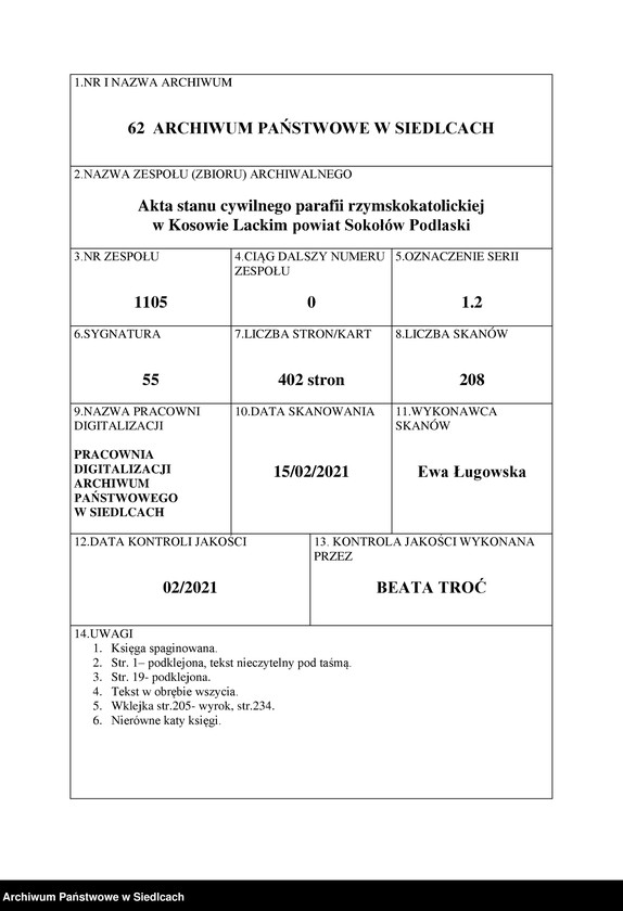 Obraz 1 z jednostki "Akta małżeństw - unikat [Wpisy zaczynają się od aktu nr 39 z dnia 15 października 1930 roku, zakończono na akcie nr 70 z dnia 16 października 1935 roku]"