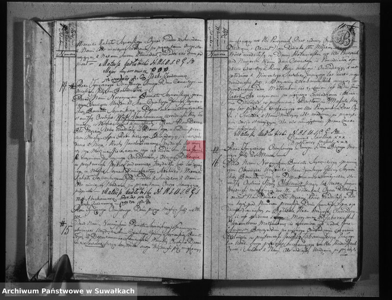 image.from.team "Akta stanu cywilnego parafii rzymskokatolickiej w Sejnach"