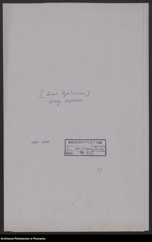 Obraz 2 z jednostki "[Zarząd Rybołówstwa] - sprawy budżetowe"