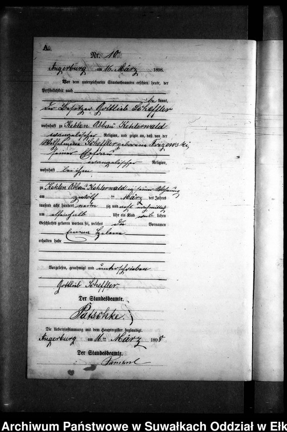 image.from.unit.number "Geburts-Neben-Register des Preussischen Standes-Amtes Kehlen Kreis Angerburg"