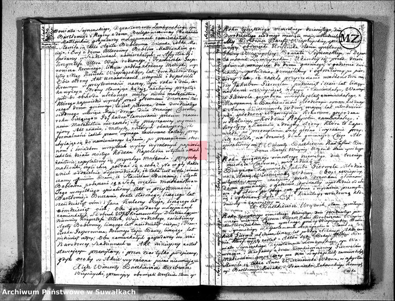 image.from.unit.number "Akta zaślubionych gminy wieysieyskiey od 1-go maja 1810"