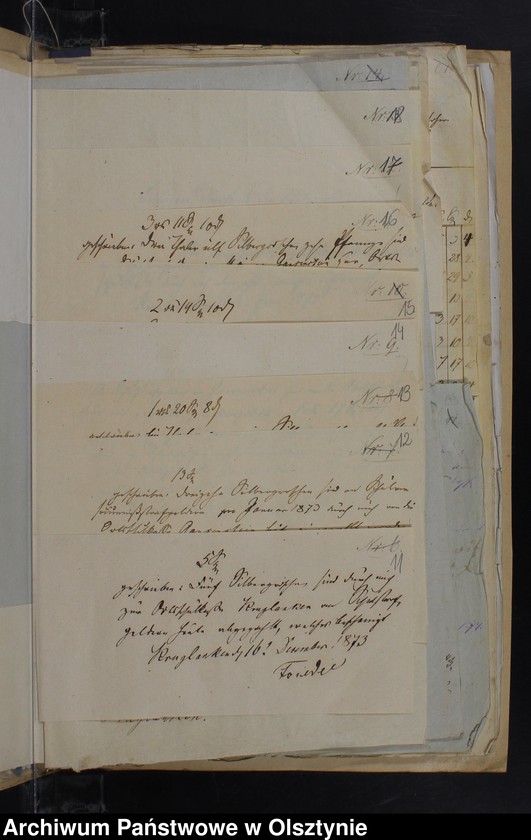 image.from.unit.number "Beläge zur Kirchspiels Schul-Kassen Rechnung von Kruklanken"