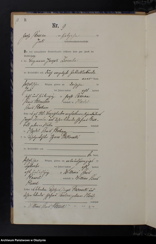 image.from.unit.number "Heiraths-Haupt-Register Nr 1 - 25"