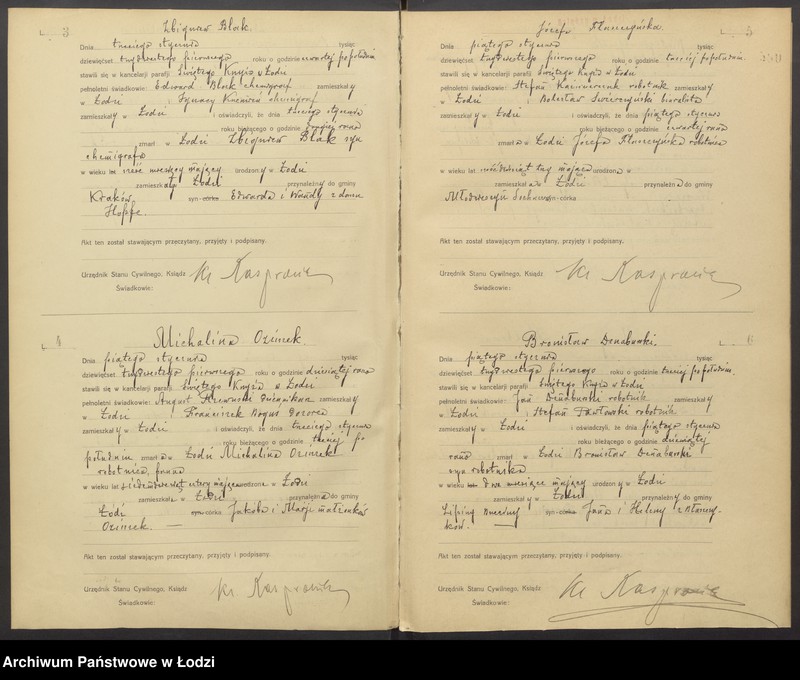 Obraz 4 z jednostki "Akta zgonów"