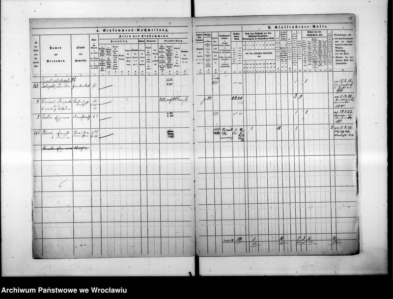 image.from.unit.number "Klassensteuerrolle nebst Eikommens - Nachweisung"