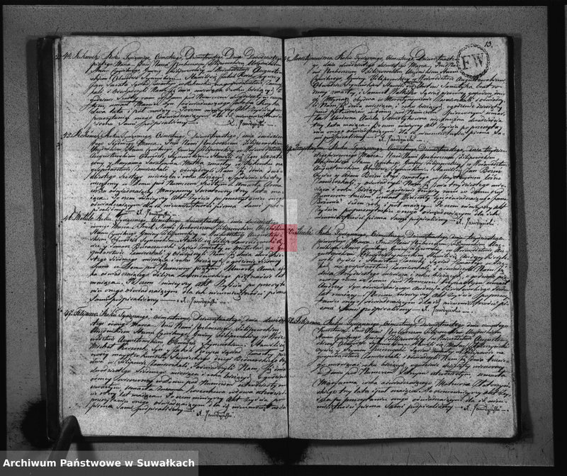 image.from.unit.number "Akta Zeyścia Gminy Filipowskiey od dnia 1 Stycznia do dnia 31 Grudnia 1819"