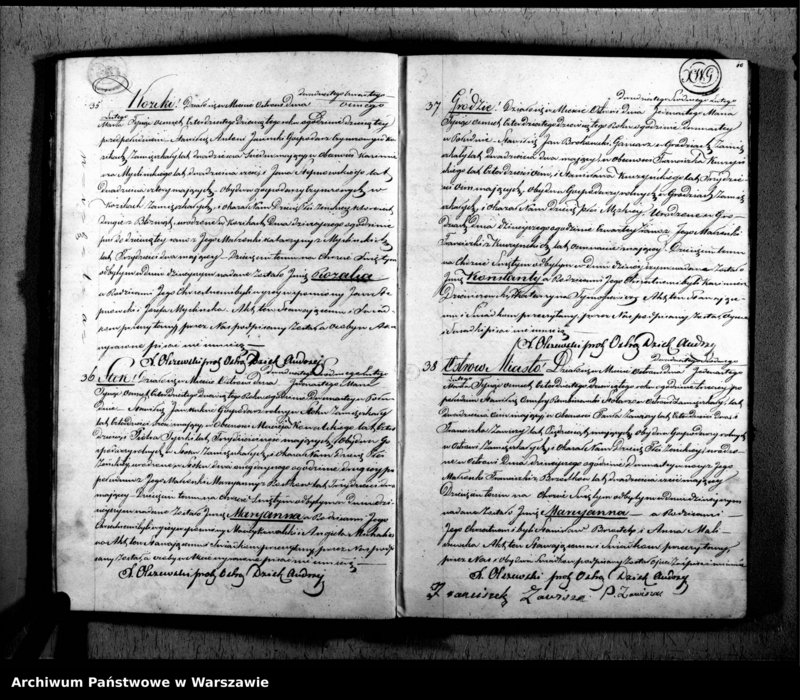 image.from.unit.number "Akta urodzeń, małżeństw i zgonów"