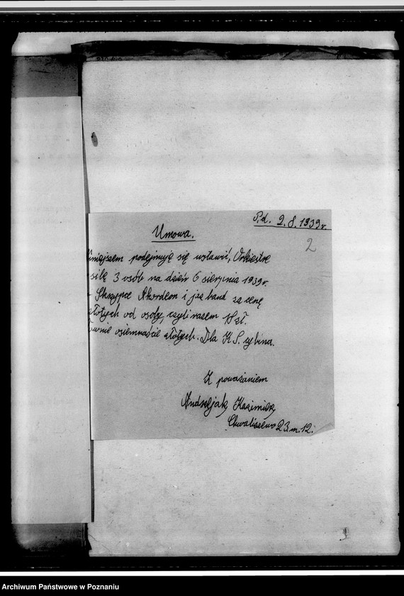 Obraz 5 z jednostki "Korespondencja dotycząca działalności sportowej: adresy towarzystw zrzeszonych w Polskim Okręgowym Związku Piłki Nożnej. Tabela rozgrywek"