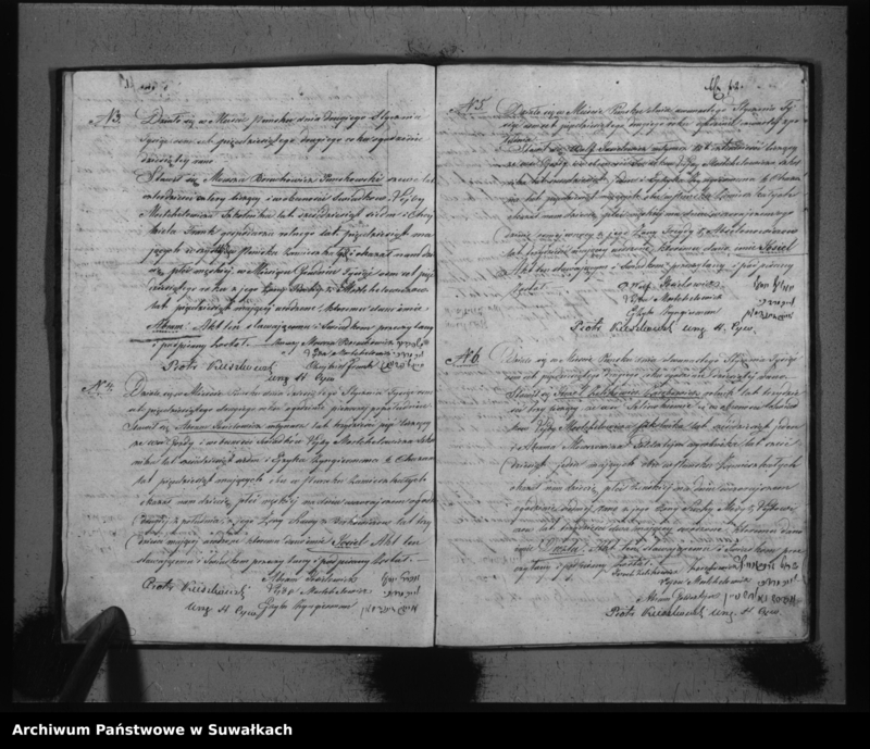 image.from.unit.number "Duplikat Akt Urodzonych, Zaślubionych i Umarłych Urzędnika Stanu Cywilnego Wyznania Moyżeszowego Okręgu Puńsk za r. 1852"