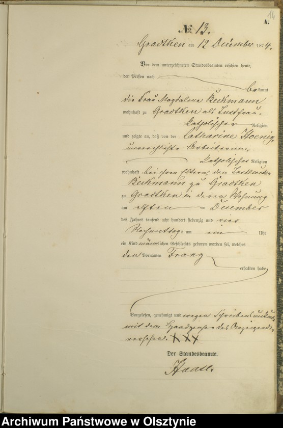 image.from.unit.number "Haupt-Geburts-Register Nr 1 - 19"