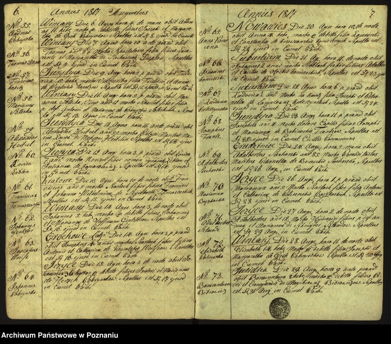 Obraz 6 z jednostki "Księga zgonów"