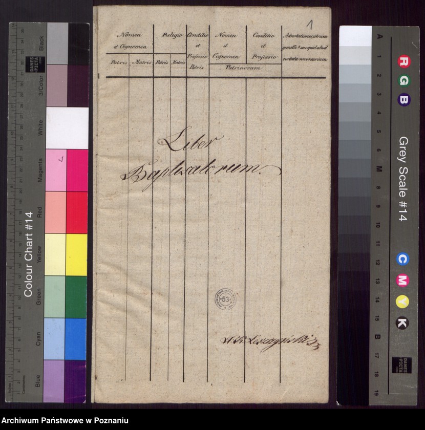 Obraz 3 z jednostki "Liber Metrices Baptisatorum, Copulatorum et Mortuorum."