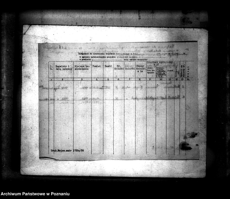 Obraz 8 z jednostki "Operat szacunkowy parcelowanego majątku Gorzyń powiatu międzychodzkiego"