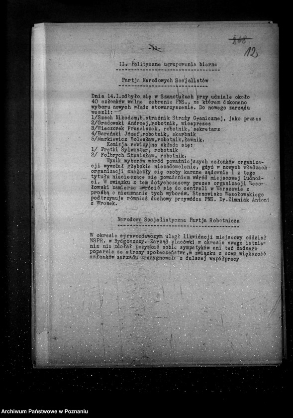 Obraz 16 z jednostki "Sprawozdania z polskiego legalnego ruchu politycznego za miesiące styczeń, luty, marzec 1934 r."