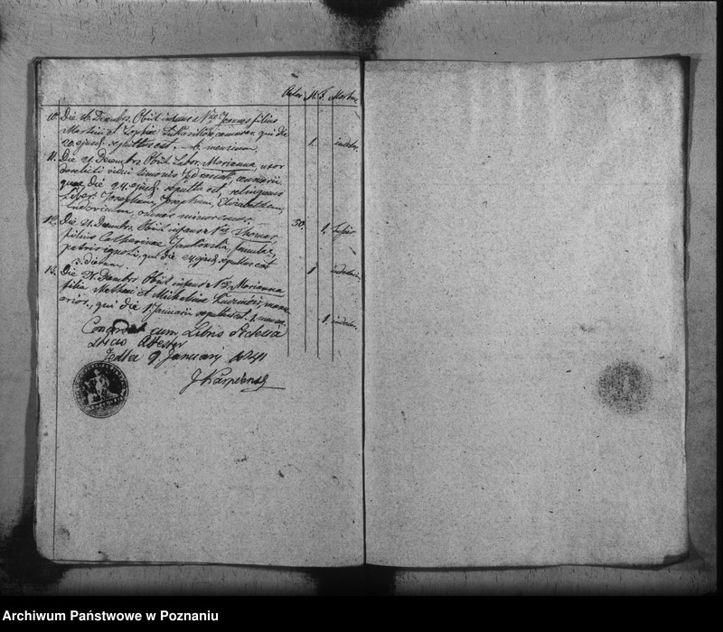 Obraz 10 z jednostki "Duplikat baptisatorum, copulatorum, mortuorum"