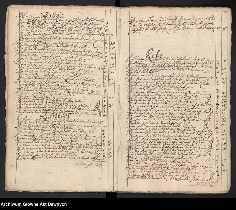 image.from.unit.number "Rejestry pogłównego generalnego z różnych województw."