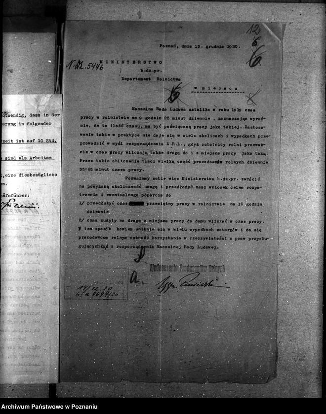 Obraz 16 z jednostki "Sprawy szczegółowo-administracyjne Kontrakty robotników rolnych stałych"