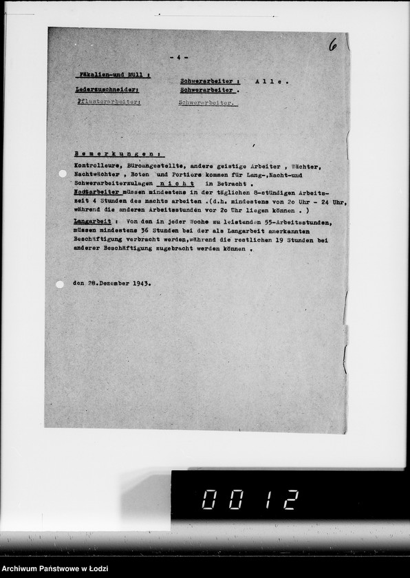 Obraz 10 z jednostki "Lebensmittelzuteilung für Lang- Schwer-und Nachtarbeiter"