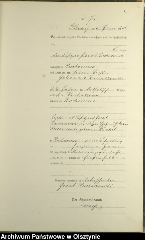 image.from.unit.number "Sterbe-Haupt-Register Nr 1 - 18"