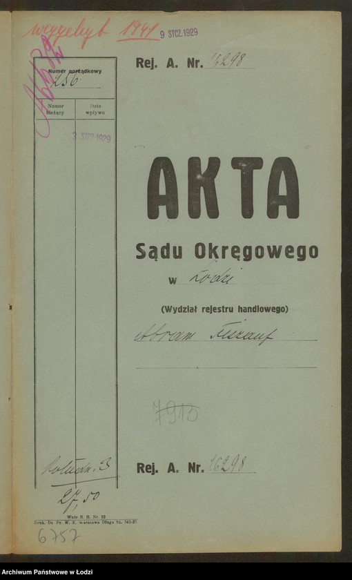 Obraz 2 z jednostki "Abram Fiszanf - sklep spożywczy"