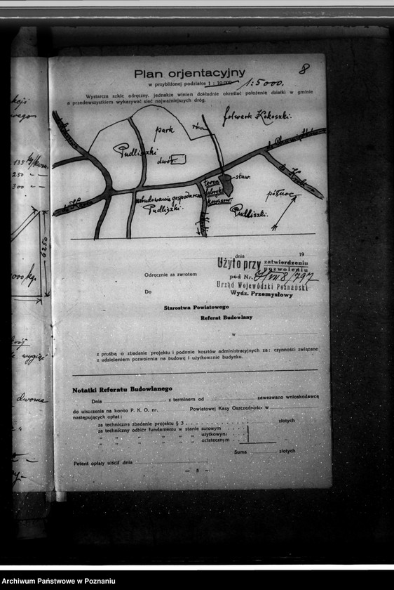 Obraz 13 z jednostki "Zatwierdzenie zakładu przemysłowego /rozbudowa fabryki konserw/ St. Fenrycha w Pudliszkach pow. gostyński"