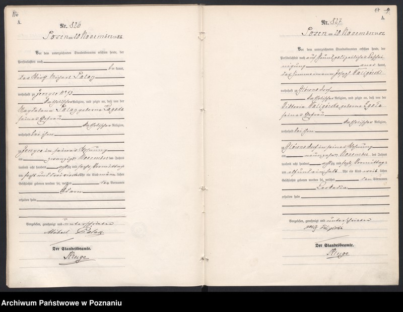 Obraz 12 z jednostki "Księga urodzeń t. III"