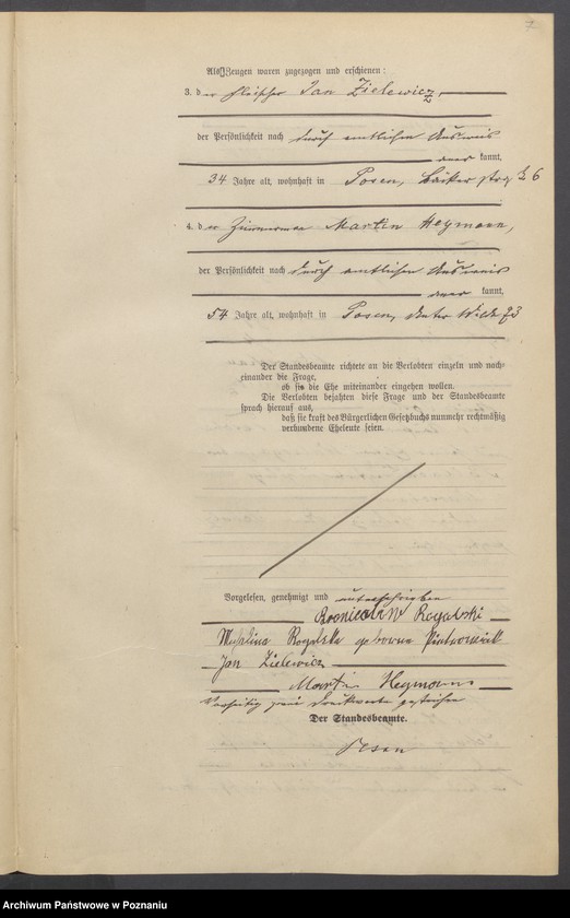 Obraz 9 z jednostki "Księga miejscowa małżeństw tom IV[Rejestr główny małżeństw]"