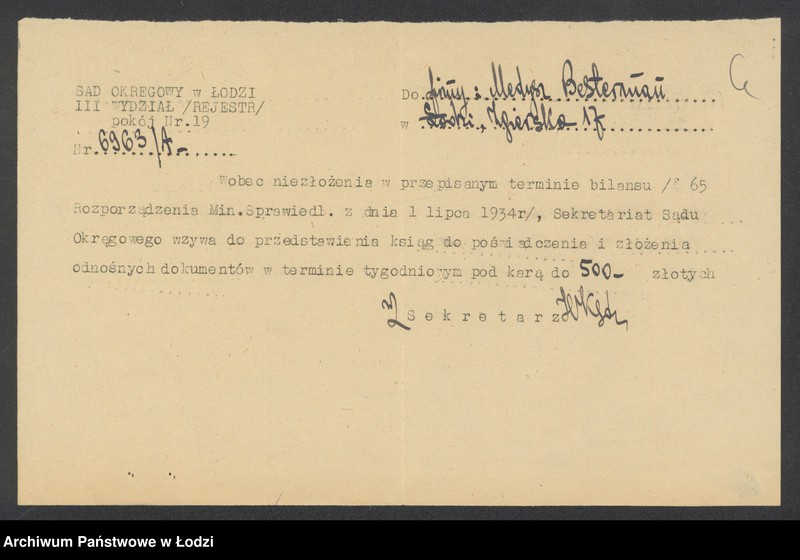 Obraz 8 z jednostki "Medysz Besterman – sprzedaż skóry"