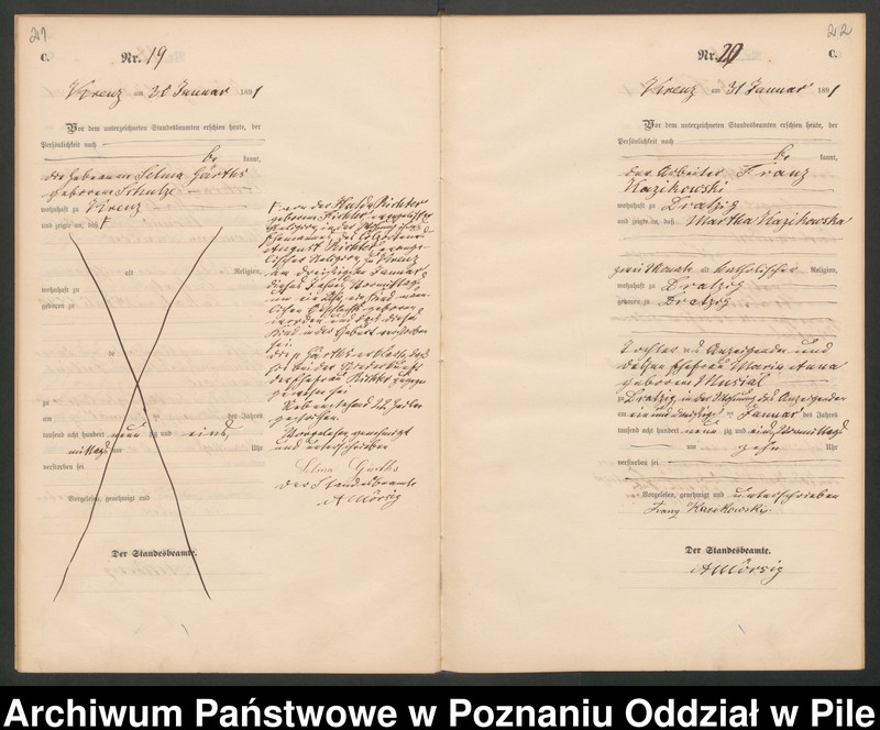 Obraz 14 z jednostki "Księga zgonów"