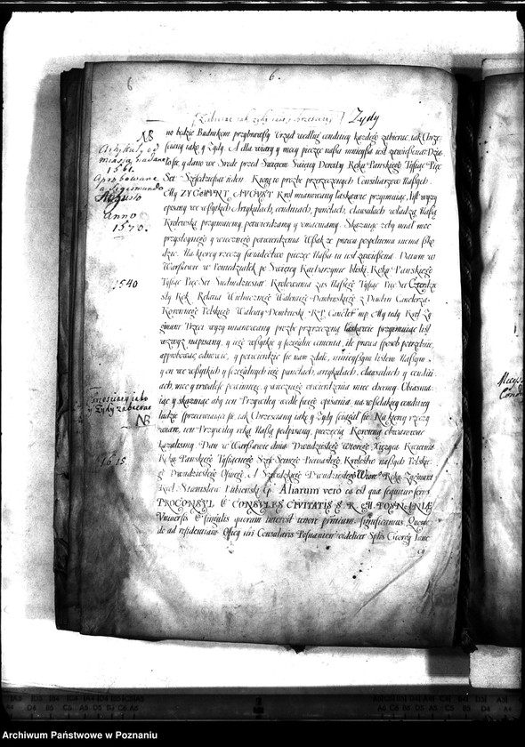 Obraz 10 z jednostki "Or. Władysław IV Król Polski... potwierdza w transumpcie 2 dokumenty: 1 /transumpt statutu cechu budniczego Zygmunta III z 22.IV.1615, potwierdzający"