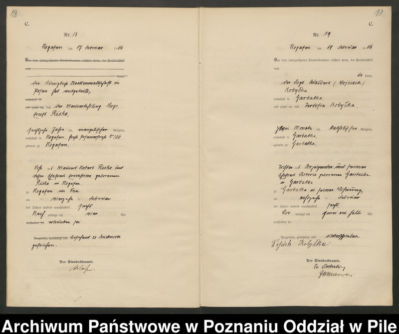 Obraz 12 z jednostki "Księga zgonów"