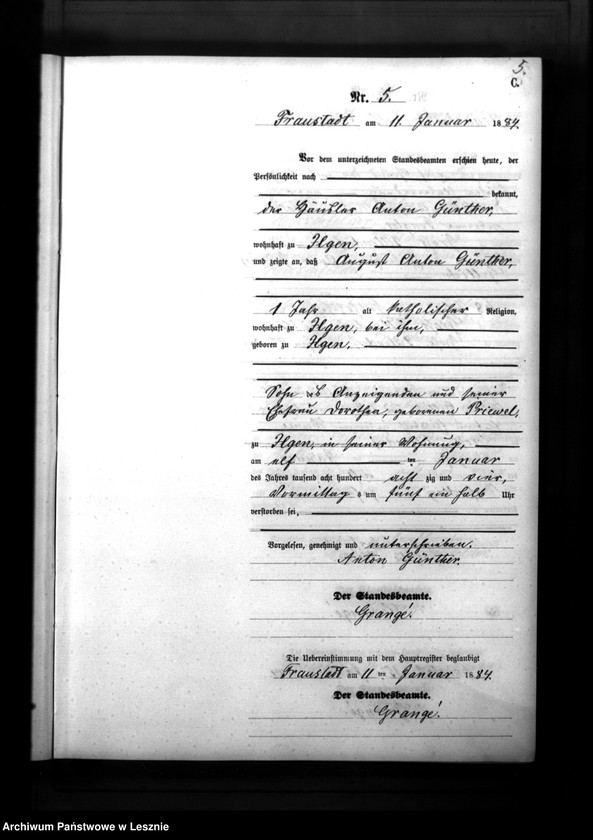 image.from.unit.number "[Księga zgonów - Wschowa północ]"