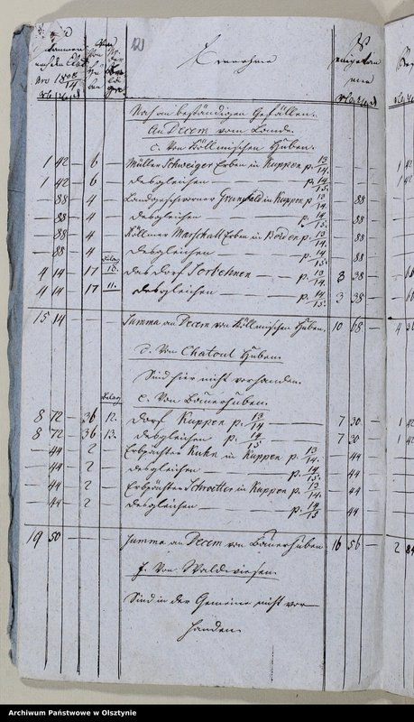 image.from.unit.number "Kirchenkassen Rechnung der Saalfeldschen Stadt Kirche über Einnahme und Ausgabe"