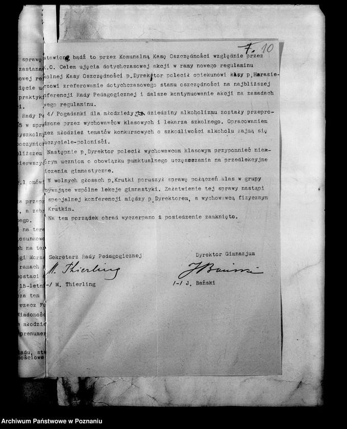 Obraz 14 z jednostki "Państwowe Gimnazjum imienia świętej Barbary - Chodzież"