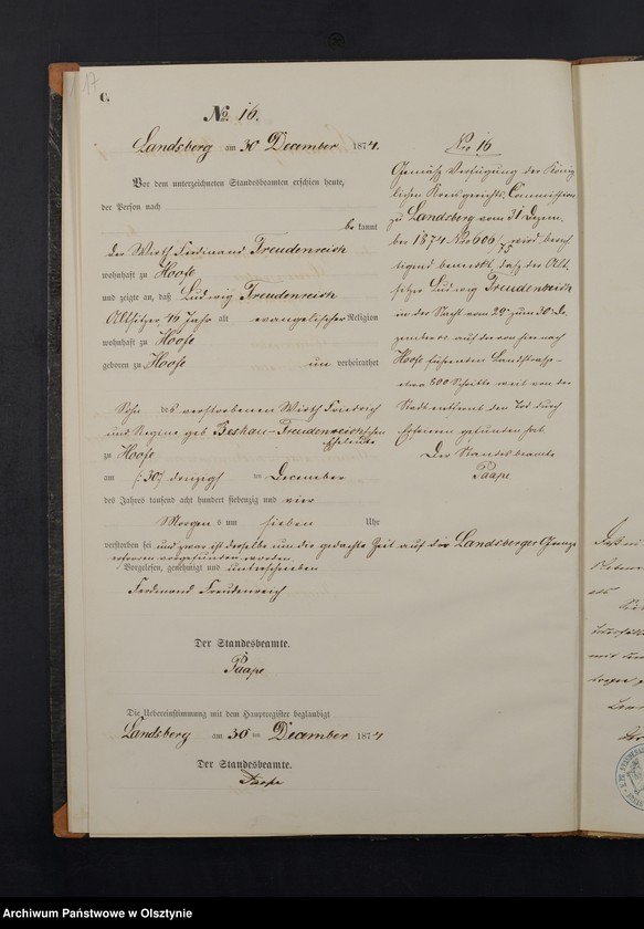 image.from.unit.number "Sterbe-Neben-Register Nr 1 - 17"