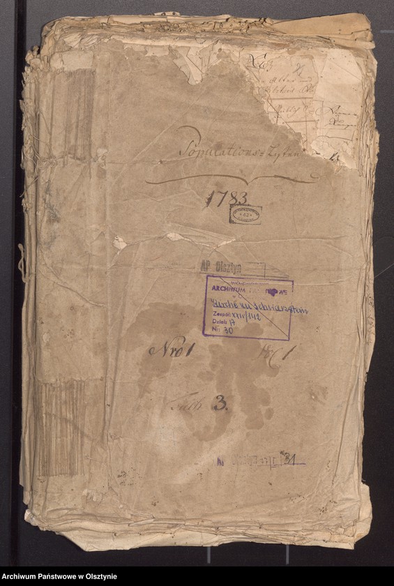 image.from.unit.number "Populations Liste des Schwarzsteinschen Kirchspiels"